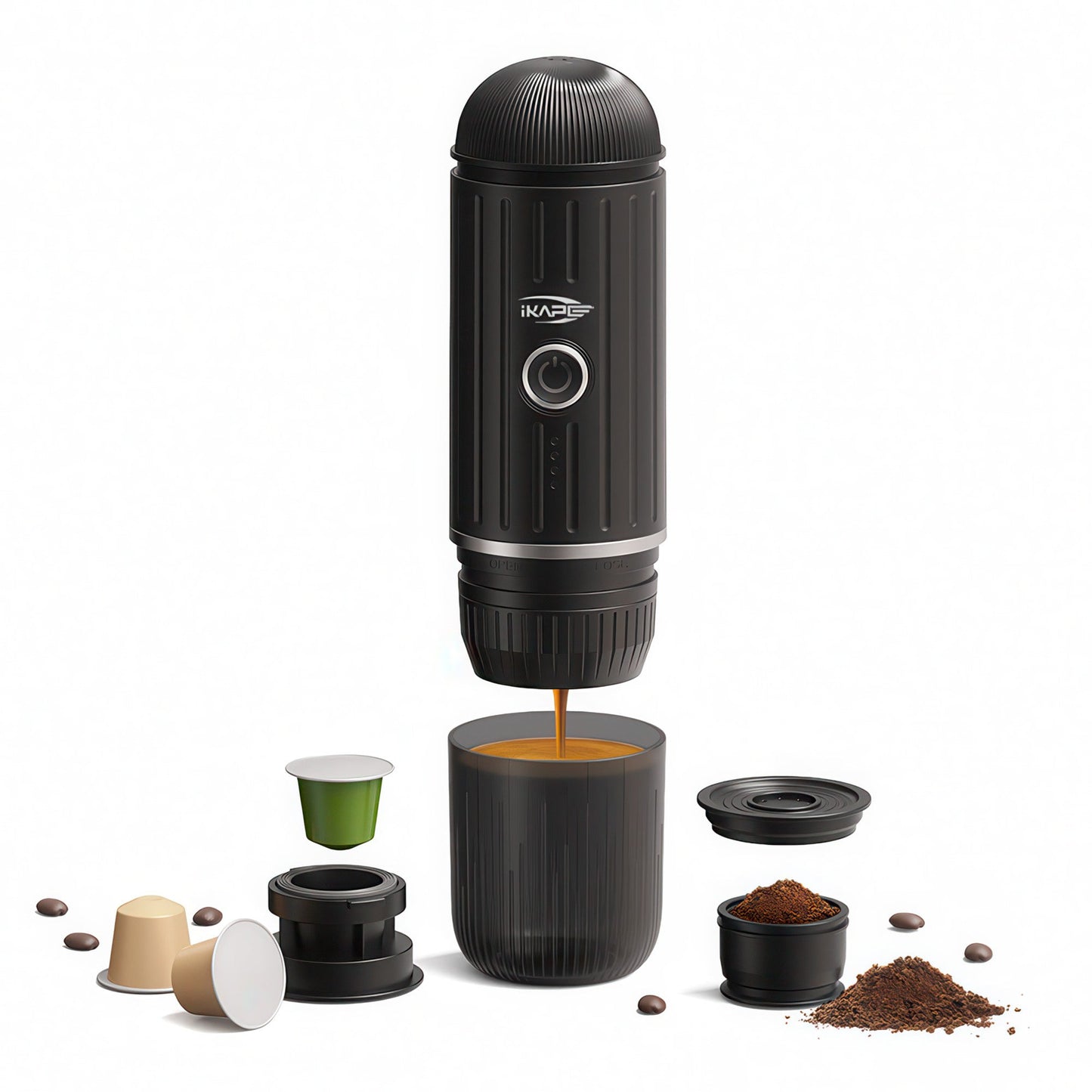 Lastaforest Portable Electric Espresso Coffee Maker