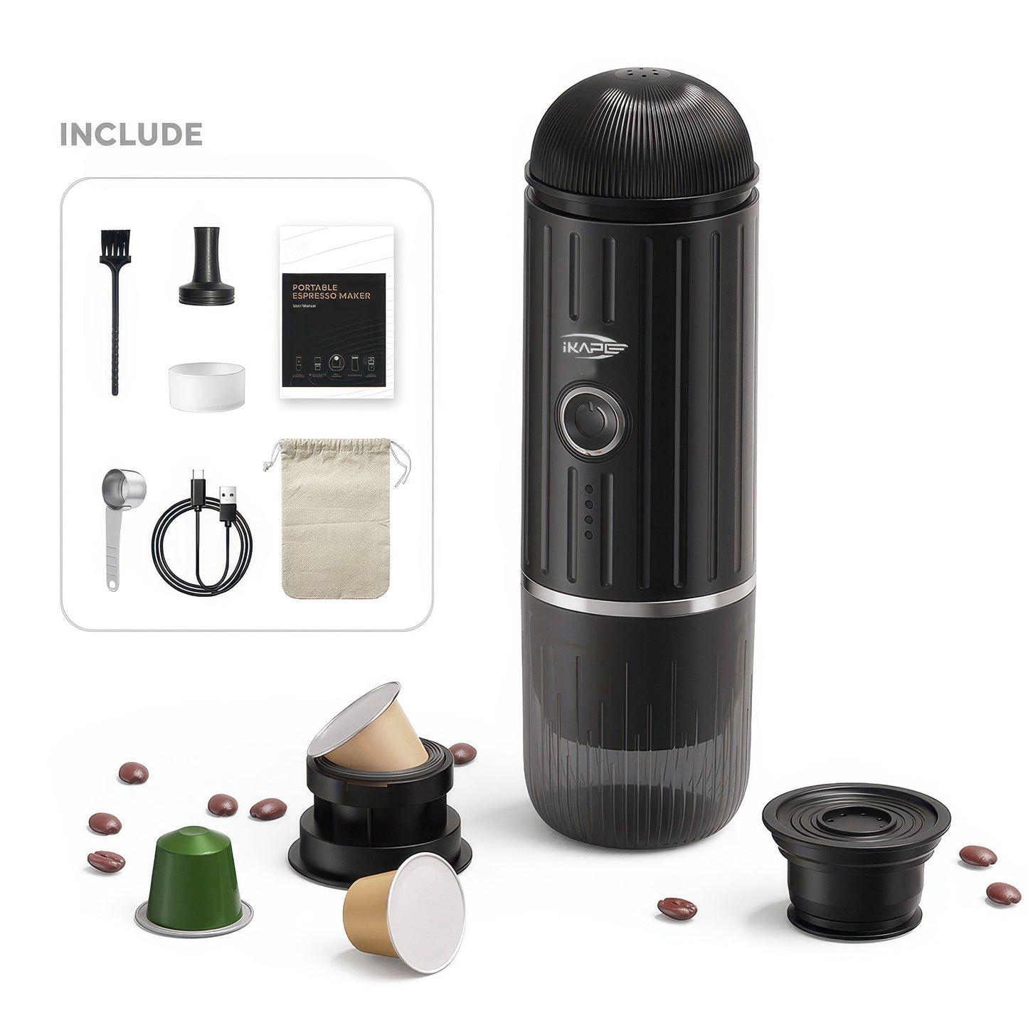 Lastaforest Portable Electric Espresso Coffee Maker