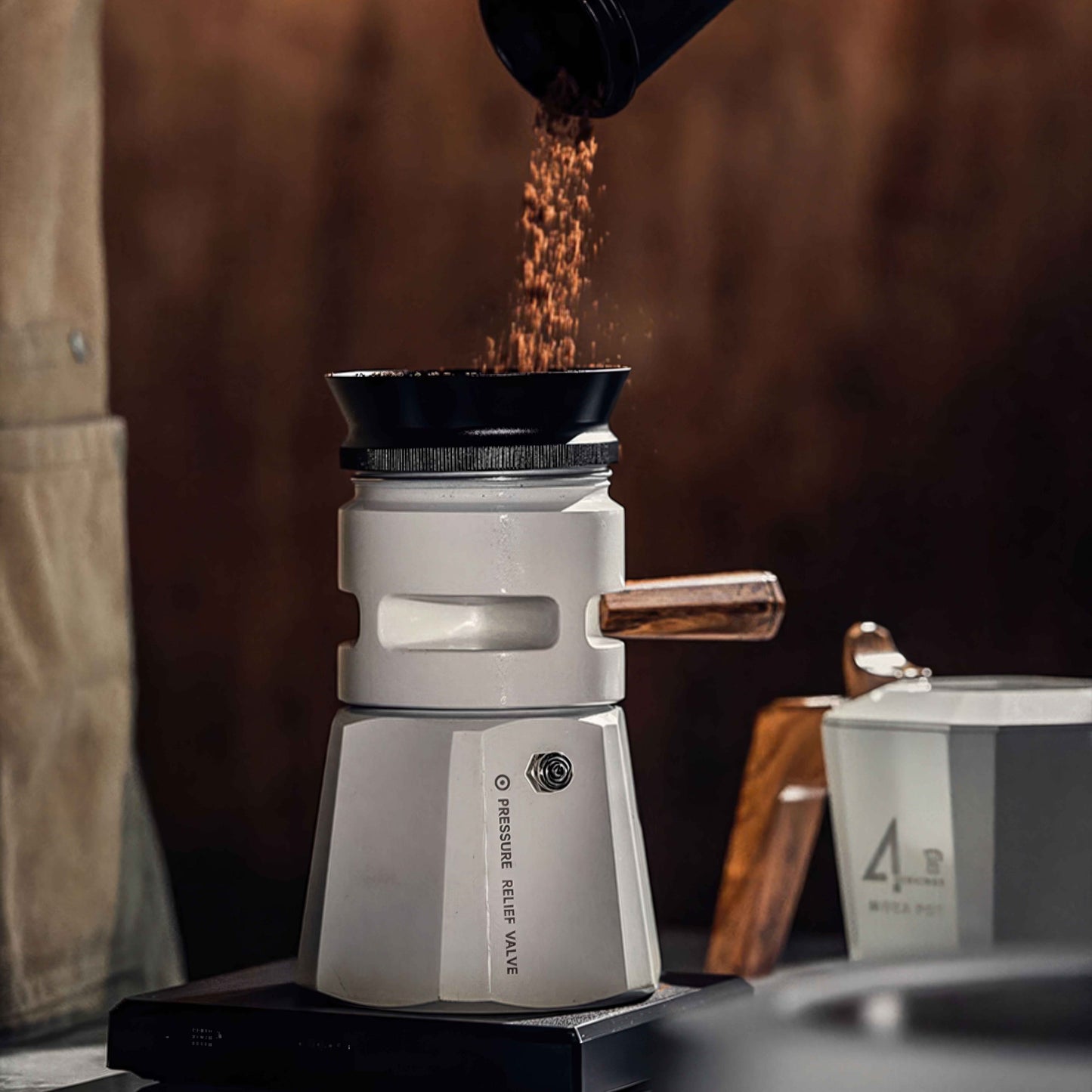 Lastaforest High Pressure Espresso Maker Moka Pot