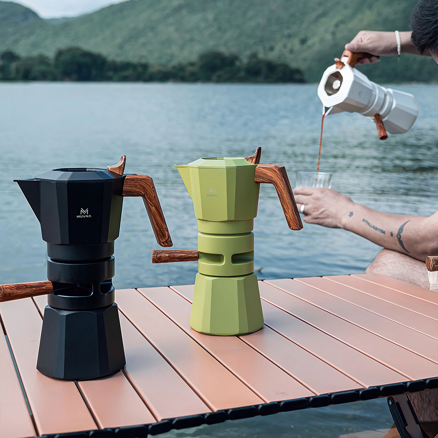 Lastaforest High Pressure Espresso Maker Moka Pot