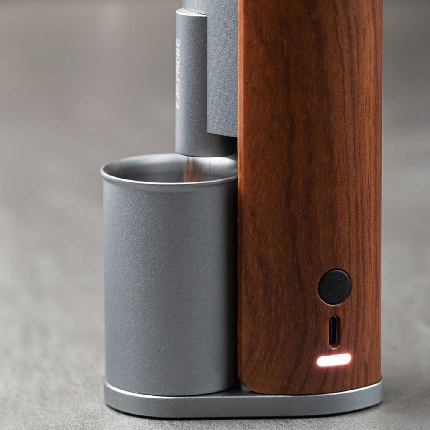 Lastaforest Rechargeable Coffee Grinder | Portable with Wood Cover