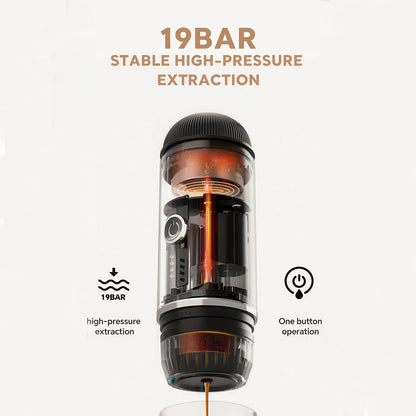 Lastaforest Portable Electric Espresso Coffee Maker