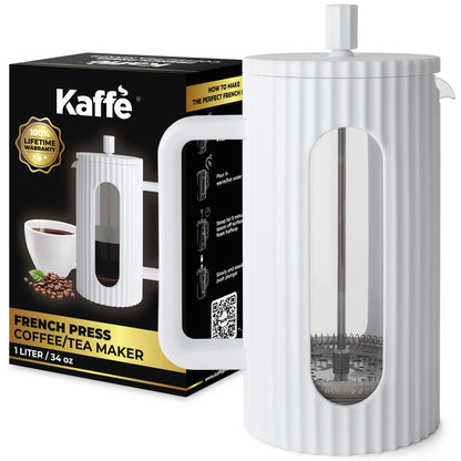 Kaffe Glass French Press (800ml) KF1114 – Durable Borosilicate Coffee Maker