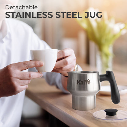 Kaffe Pour-In Premium Milk Frother KF6075 – Digital Screen Hot & Cold Foam Maker