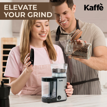 Kaffe KF8022 Coffee Grinder | Uniform Burr Grinding, Compact Design