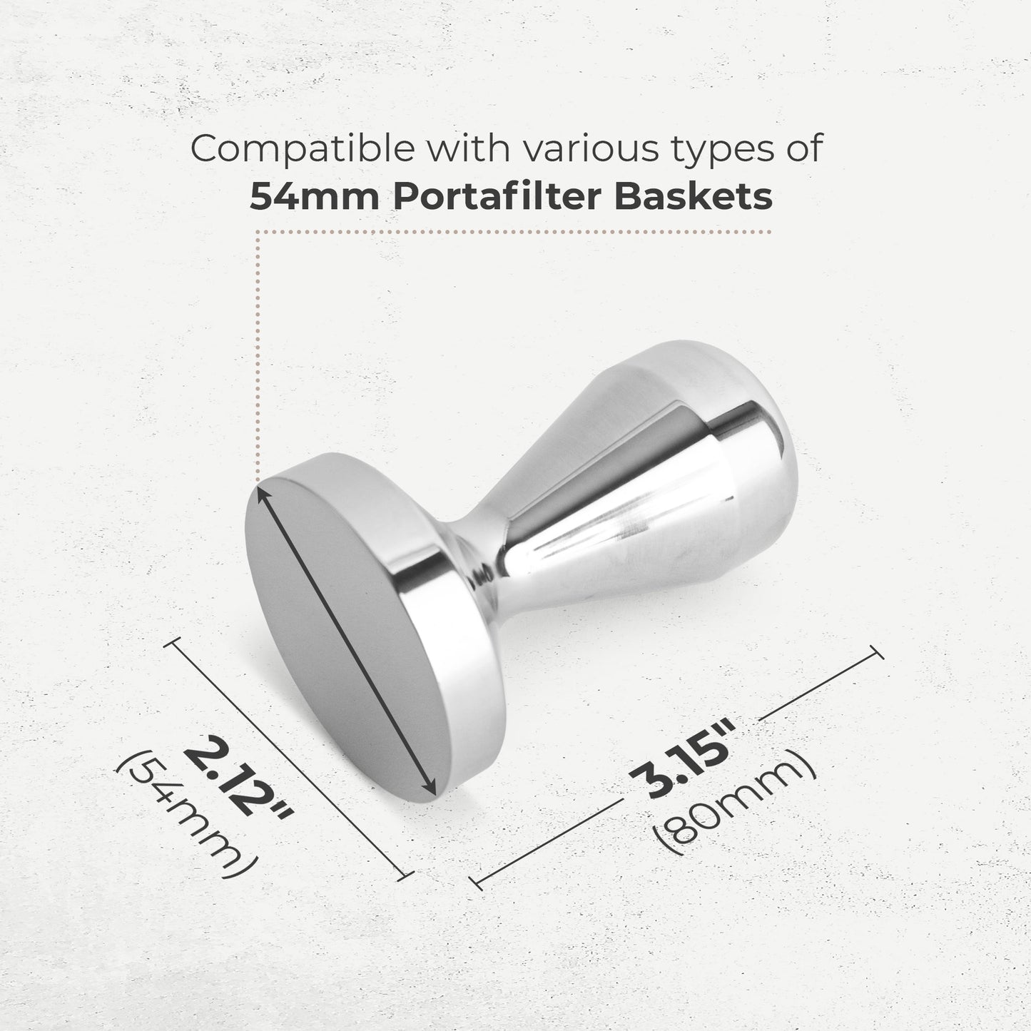 Kaffe 51mm Espresso Tamper – Precision You Can Taste