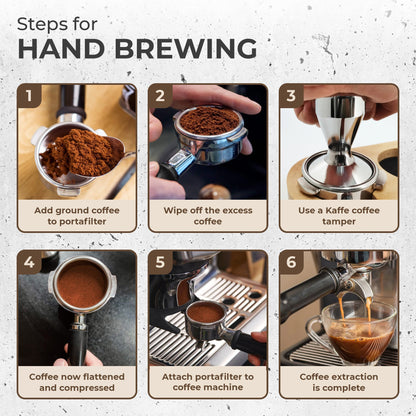 Kaffe 51mm Espresso Tamper – Precision You Can Taste