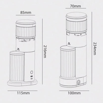 Lastaforest Precision Home Coffee Grinder