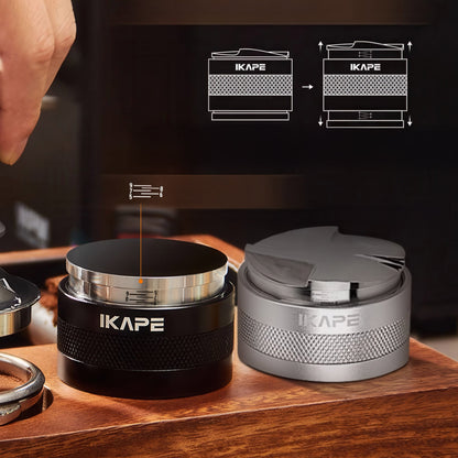 Lastaforest- 2 in 1 Adjustable Coffee Distributor & Tamper