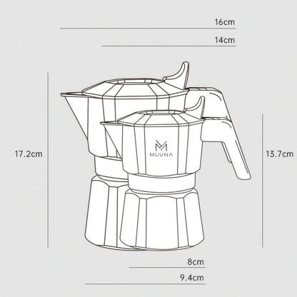 Lastaforest High Pressure Espresso Maker Moka Pot