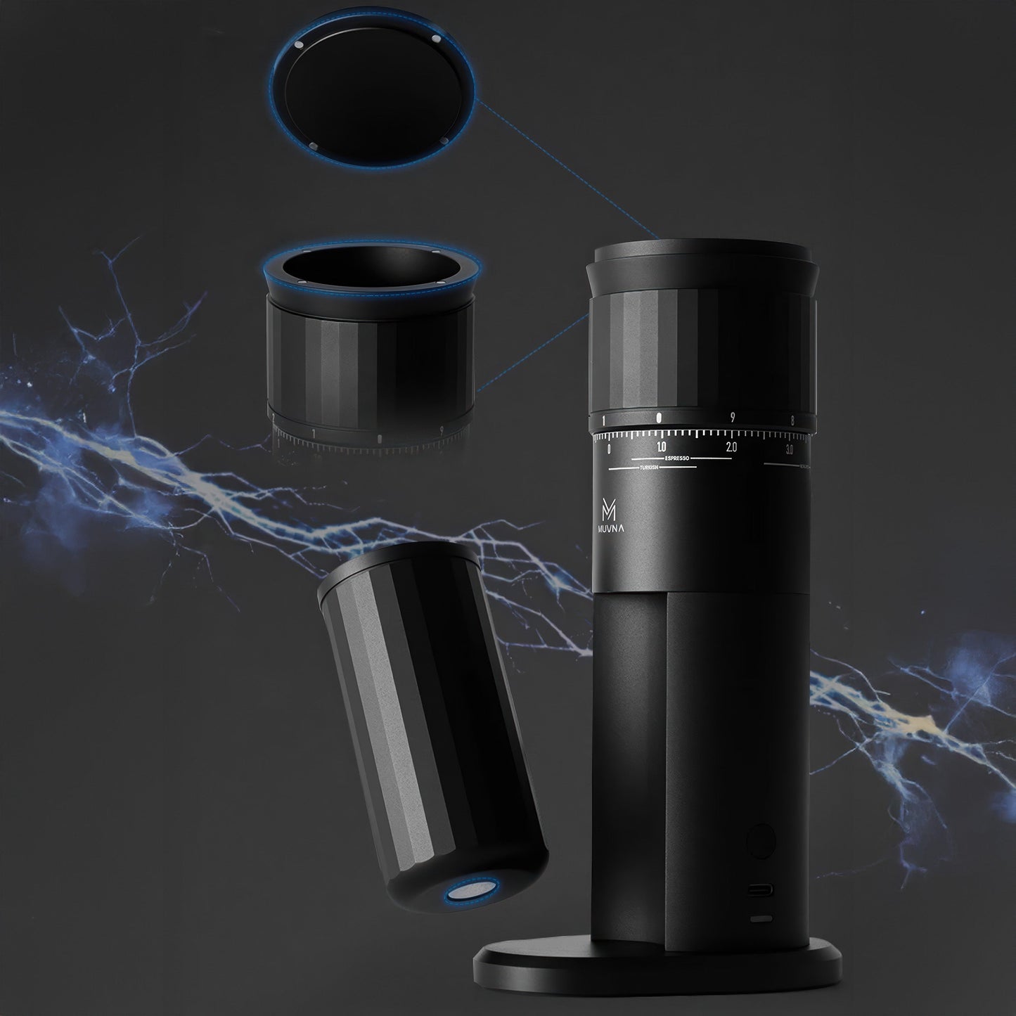 Lastaforest Precision Home Coffee Grinder