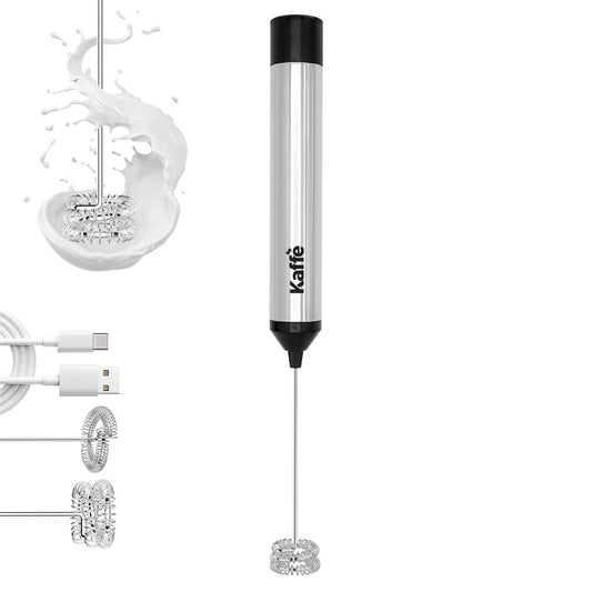 Kaffe Handheld Milk Frother KF6022NS – USB Rechargeable Foam Maker